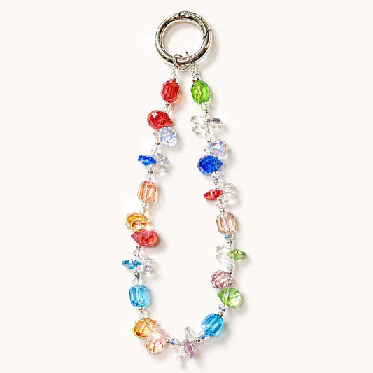Gujos Rainbow Energy Crystal Phone Charm Chain