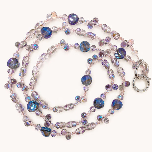 Gujos Pink Moonlight Aura Crystal Phone Charm Bag Charm